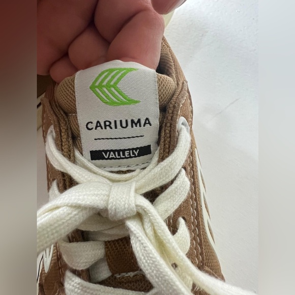 Cariuma VALLELY Skate Camel Suede  Cordura Ivory Logo Sneaker Womens 7.5 /Mens 6 - Picture 7 of 9